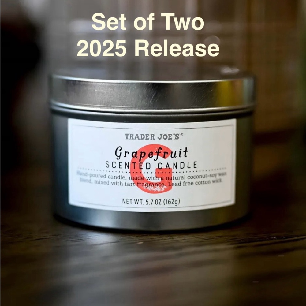 Trader Joe's Grapefruit Scented Candle Set